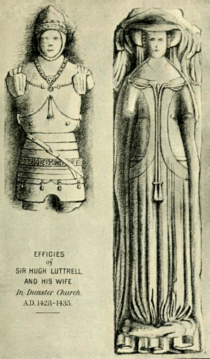 HughLuttrell Died1428 DunsterChurch Somerset