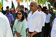 Ibrahim Mohamed Solih and Fazna Ahmed visits F.Nilandhoo (14)