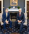 Jake Tapper in VP Mike Pence Office 2020