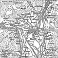 Karte der Umgebung von Meran