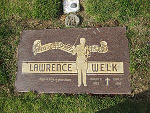 Lawrence Welk's grave