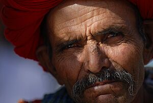 Man in Rajasthan - Kristian Bertel