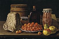 Meléndez, Luis Egidio - Still Life with Fruit and Cheese