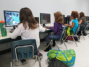 Minecraft in school