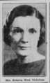 Mrs. Roberta West Nicholson, 1935