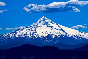 Mt Hood From Larch Mountain
