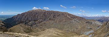 Mt Somers from Mt Winterslow, Hakatere Conservation Park in Canterbury, New Zealand.jpg