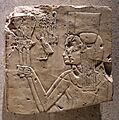 Nuovo regno, xviii dinastia, rileivo con le figlie di amenhotep III e tiye, dalla tomba di cheruef (TT 192) a tebe ovest