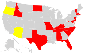 Official Horse States with Pending