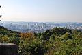 Okayama city view from Sankunjinja remains