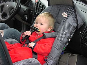 Rear-facing infant car seat