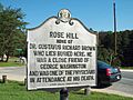Rose Hill Marker 2 Sept 09