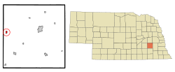 Location of Utica, Nebraska