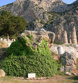 Sibyl stone in Delphi