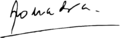 Signature of Andrés Manuel López Obrador