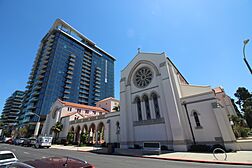 St. Paul's Episcopal Cathedral (and 525 Olive in background)