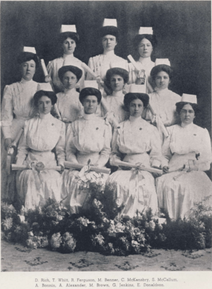 St Pauls First Graduation Class, 1910