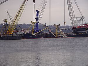 Stellamare capsized at port of Albany 1