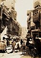 Street scene of Lahore, 1890s