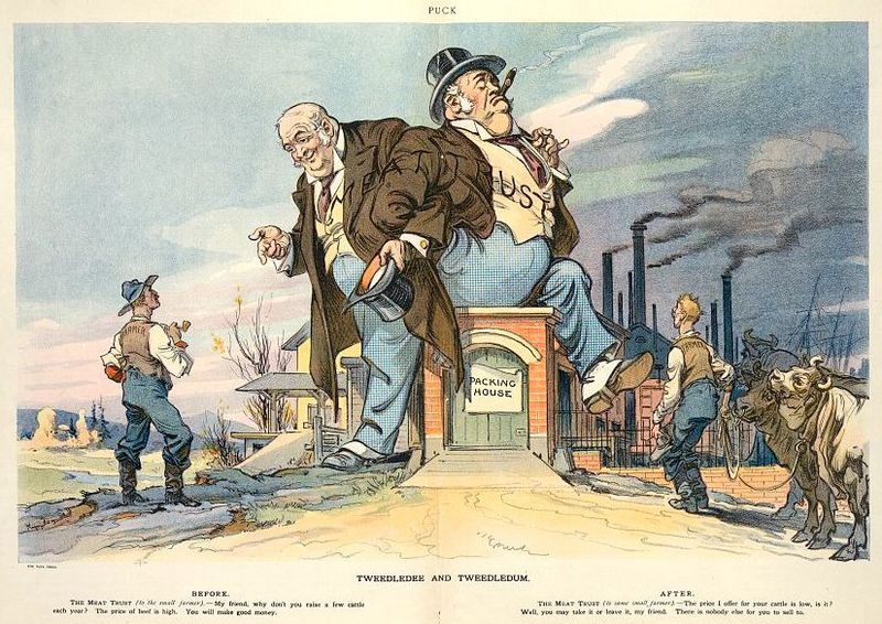 The Beef Trust cartoon