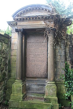 The grave of Rev David Drummond, Duddingston Kirkyard