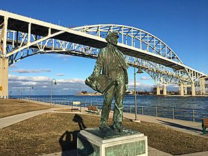 Thomas Edison statue at Port Huron