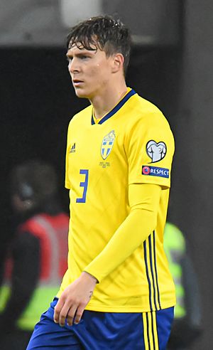 UEFA EURO qualifiers Sweden vs Spain 20191015 Victor Nilsson Lindelöf 2 (cropped).jpg