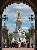 Victoria Memorial from within Buckingham Palace