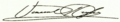 Vincent Hughes Signature
