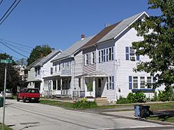 Historic houses on Plum Street