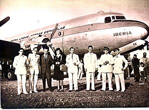 Vuelo inaugural Iberia Madrid - Buenos Aires (1946)
