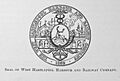West Hartlepool harbour and railway seal