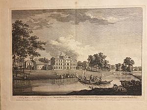 West View of Esher Place engraved 1759.