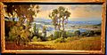 "View Across the Valley". 1917 Painting of Woodside, California.