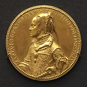 1555 gold medal Queen Mary I of England