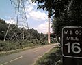 16 Mile Marker on W&OD Trail - panoramio