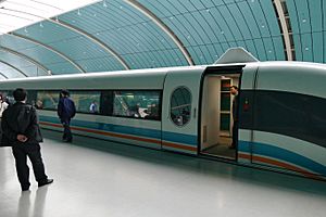 Electromagnetic train japan