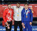 2018-10-12 Wrestling Boys Greco-Roman 92kg at 2018 Summer Youth Olympics – Medal Ceremony (Martin Rulsch) 30