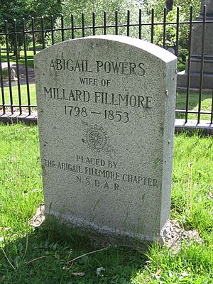 Abigail Fillmore headstone