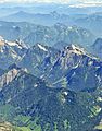 Aerial view of Del Campo Peak