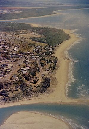Aerial view of Tannum Sands, 2012