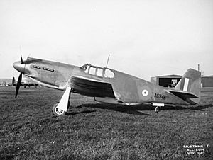 American Aircraft in Royal Air Force Service, 1939-1945- North American Na 73 and Na 102 Mustang. ATP10680C