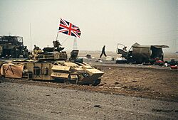 An APC of the 7th Brigade Royal Scots