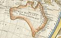 Australia in 1794 Samuel Dunn Map of the World in Hemispheres