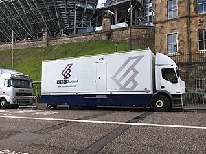 BBC Scotland OB2 at Edinburgh Castle