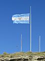 Bandera de Argentina - Punta Cuevas, Chubut (2)