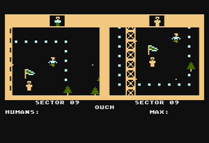 Bannercatch Atari 8-bit PAL screenshot