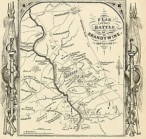 Battle of Brandywine 1777, Map 1859