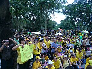 Bersih rally in Ipoh