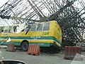 Billboard structure crushes a bus during Typhoon Xangsane